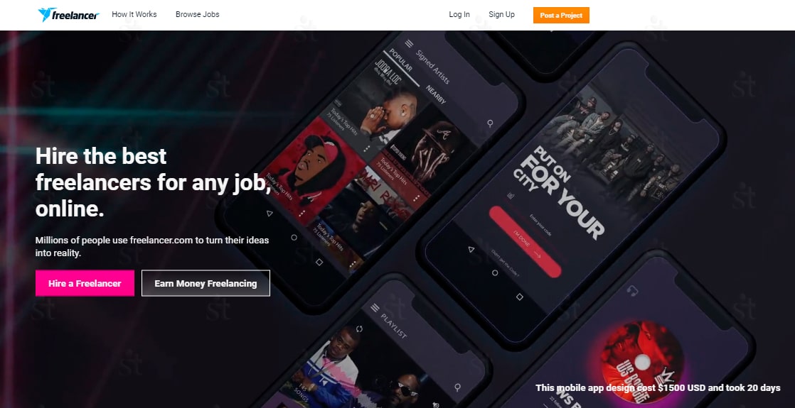 Freelancer.com американская биржа фрилансеров