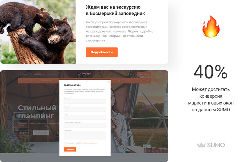 Конверсионные окна